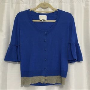 3.1 Phillip Lim blue cashmere cardigan